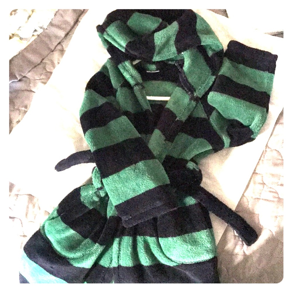 GAP NAVY/GREEN robe size 3 for boys